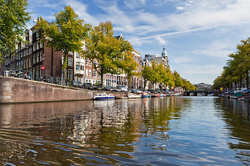 Image showing Amsterdam canals