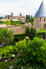 Image showing castle of Carcassonne - south of France