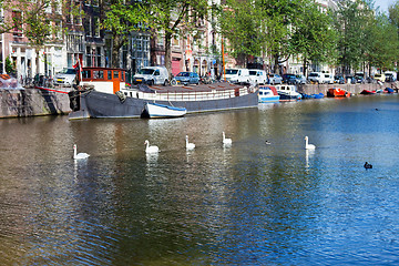 Image showing Amsterdam canals