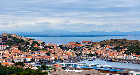 Image showing Mediterranean sea coast. Nice France.