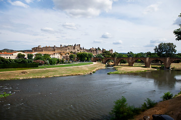 Image showing castle of Carcassonne - south of France