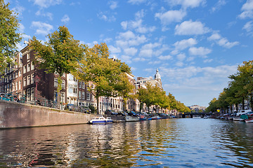 Image showing Amsterdam canals