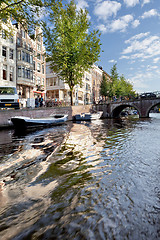 Image showing Amsterdam canals