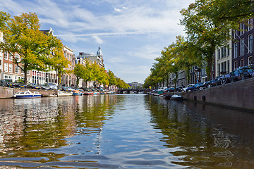 Image showing Amsterdam canals