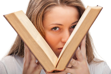 Image showing woman with book