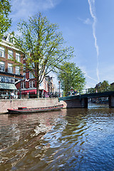 Image showing Amsterdam canals