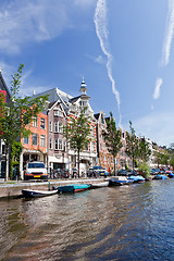 Image showing Amsterdam canals