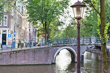 Image showing Amsterdam canals