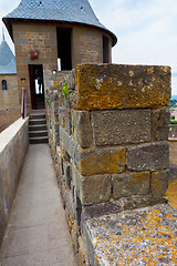 Image showing castle of Carcassonne - south of France