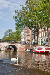 Image showing Amsterdam canals