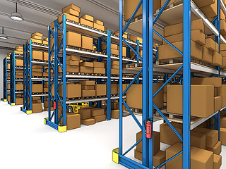 Image showing warehouse 3d