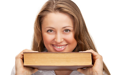 Image showing woman with book