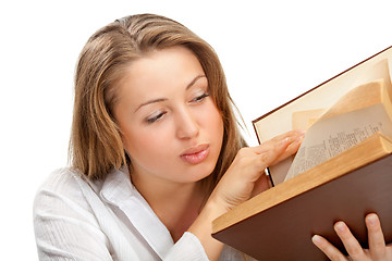 Image showing woman with book