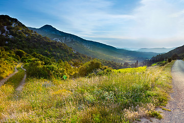Image showing Mountain landscape In southeast France
