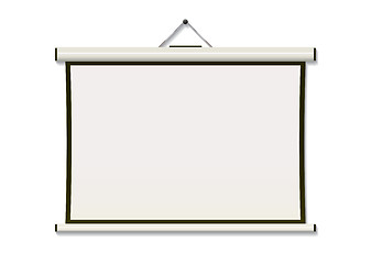 Image showing Projection screen hang