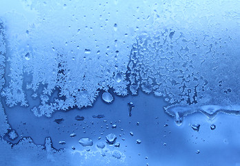 Image showing ice and water drops texture