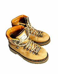 Image showing old yellow boots