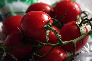 Image showing Bunch of tomatoes