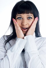 Image showing Surprised girl