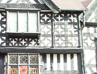 Image showing Half timbered house.