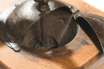 Image showing coffee grinder close up