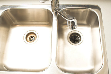 Image showing shiny sink