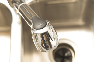 Image showing faucet close up