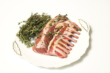 Image showing lamb rib