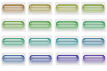 Image showing Glass pill buttons 01