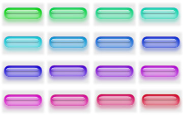 Image showing Glass pill buttons 03