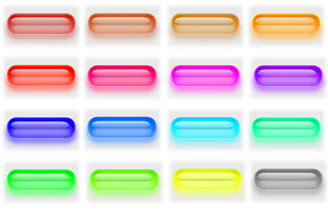 Image showing Glass pill buttons 04