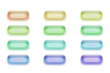 Image showing Plastic pill buttons 01