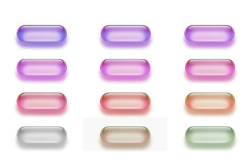 Image showing Plastic pill buttons 02