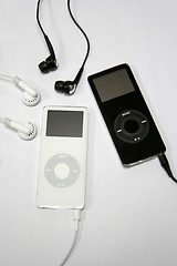 Image showing Black & White Ipod MP3 Player