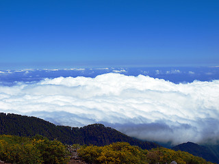 Image showing above the clouds