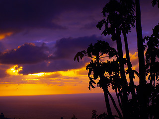 Image showing Sunrise in La Palma