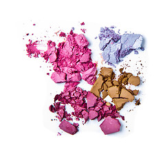 Image showing crushed eyeshadow