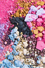 Image showing crushed eyeshadow