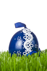 Image showing easter egg in grass