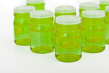 Image showing cosmetic glass containers