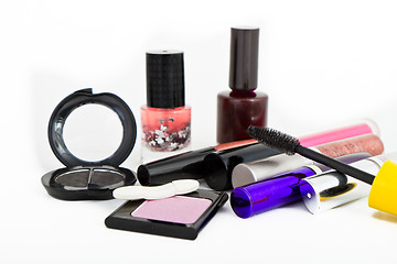 Image showing collection of make-up