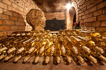 Image showing wine bottles