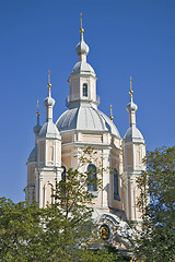 Image showing Orthodox cathedral in St.-Petersburg.