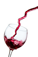 Image showing pouring red wine 