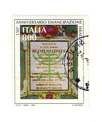Image showing Italian stamp