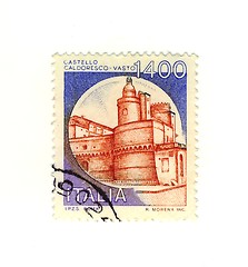 Image showing Italian stamp