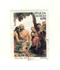 Image showing Italian stamp