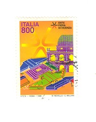 Image showing Italian stamp