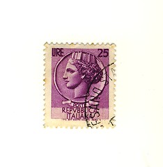 Image showing Italian stamp