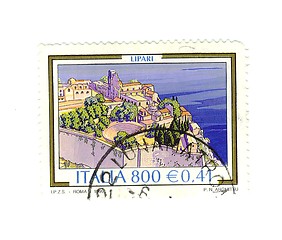 Image showing Italian stamp